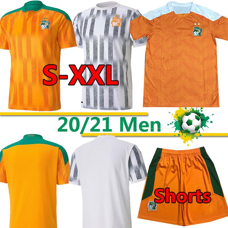 

Thai Cote d Ivoire national team Soccer Jerseys ivory coast DROGBA KESSIE ZAHA CORNET MEN homme Maillot de foot football Uniforms 2020, 1 home s-xxl