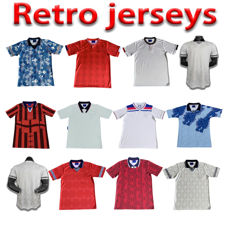 

1999 98 Retro Soccer Jersey FERDINAND FOWLER HESKEY ROONEY GERRARD home away SHEARER SCHOLES BECKHAM Adult +kids Football Shirt, 1990 third