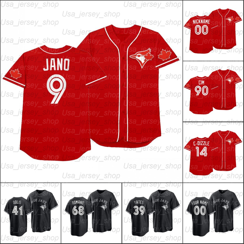 

2021 Players' Weekend All Black Fashion Toronto Jerseys 15 Randal Grichuk 6 Marcus Stroman 3 Brandon Drury 12 Roberto Alomar 11 Bo Bichette, Women