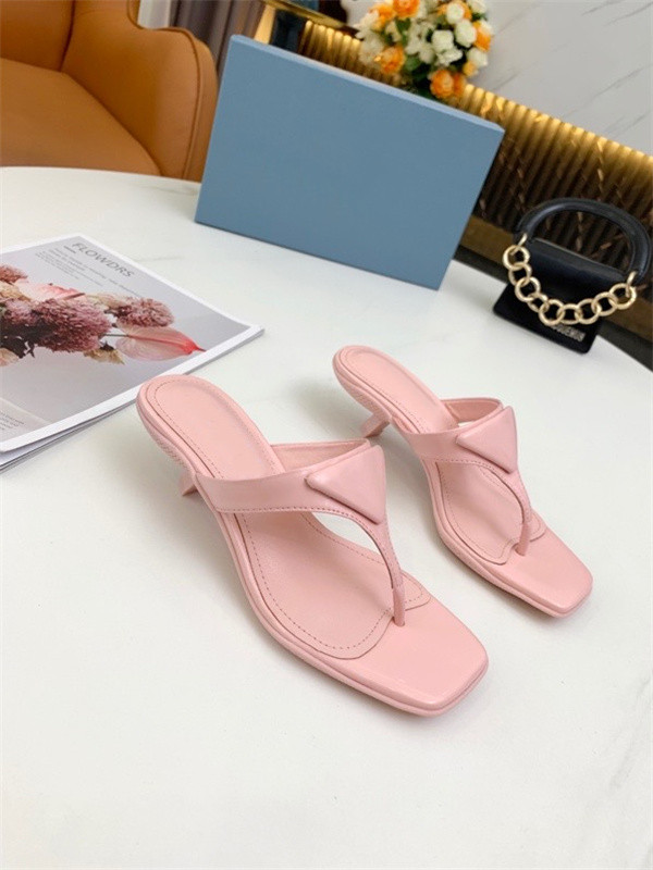 

Prad 2021 Women Sandals Slippers Embroidery Designers Slides Sandal Floral Brocade Flip Flops Striped Beach Leather Rubber Flower Slipper Loafers, Choose the color