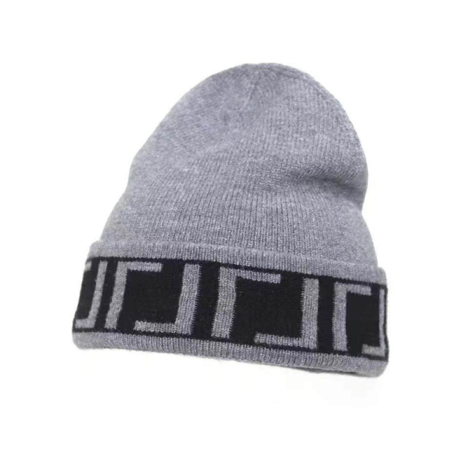

2021 winter outdoor designer hat fashion Beanie cap men women leisure skeleton brand knitted hip hop hats, Grey