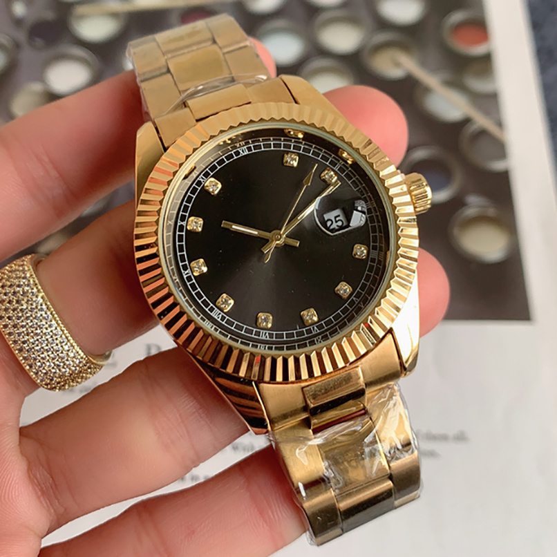 

7- version Diamond Men Watch 41mm Quartz Movement Stainless Steel Fashion Designer Journal Luxury Watches Montre de luxe, Box