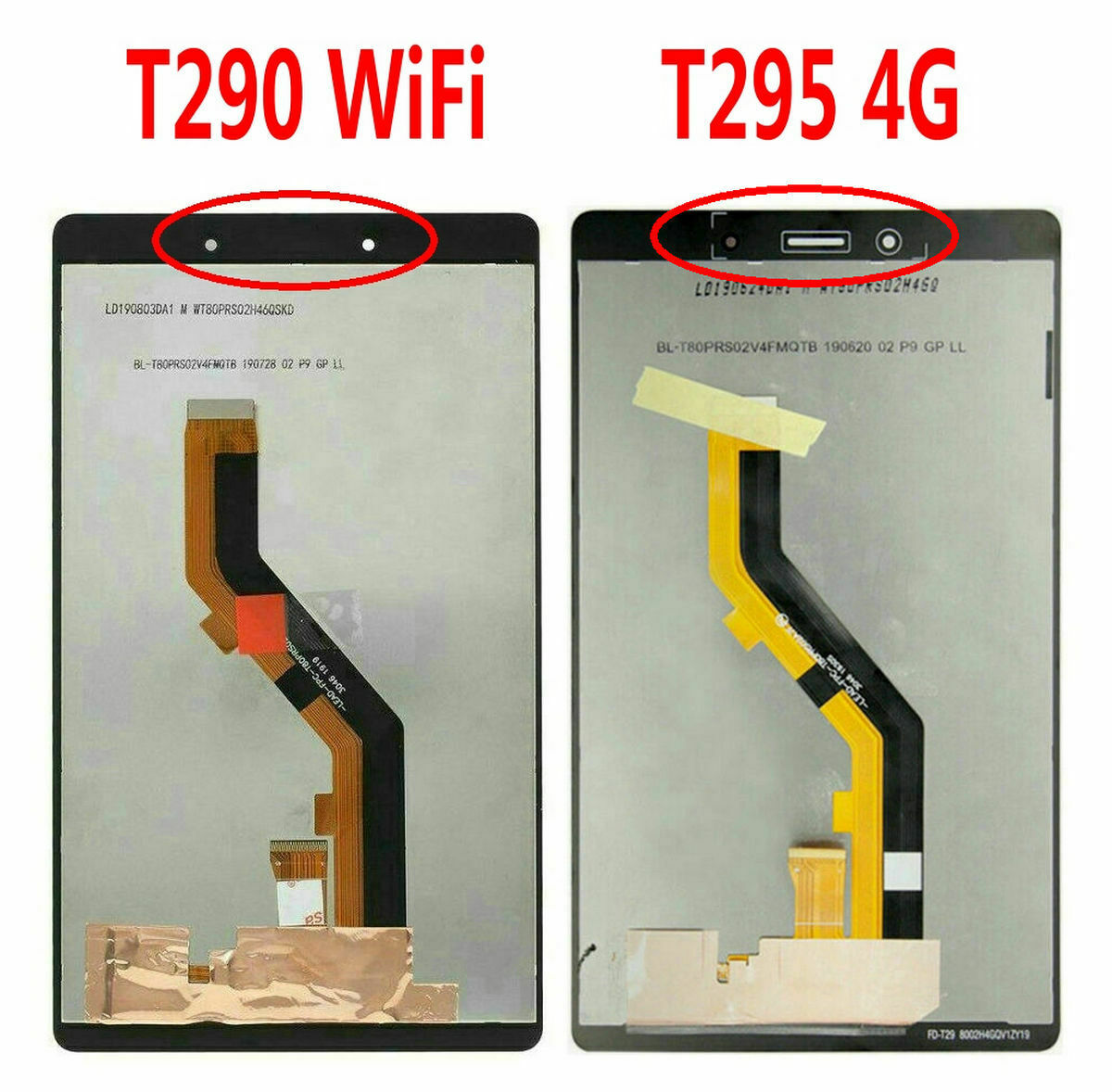 

New LCD Display Touch Screen Assembly For Samsung Galaxy Tab A 8.0 2019 T290 T295