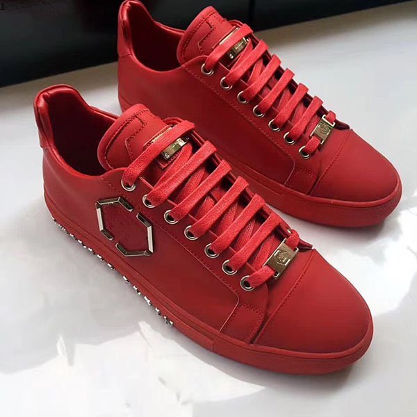 

Dio Handmade rivet PP men's shoes, fashion casualleather flat heel walking shoes 38-45 mjjjj8525