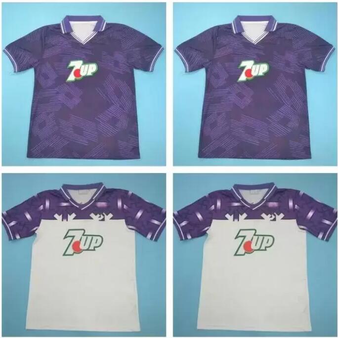 

1992 1993 Fiorentina Retro Soccer Jerseys 92 93 away white home purple Gabriel Football Shirts Batistuta Uniforms Vintage Maglia da calcio, Orange