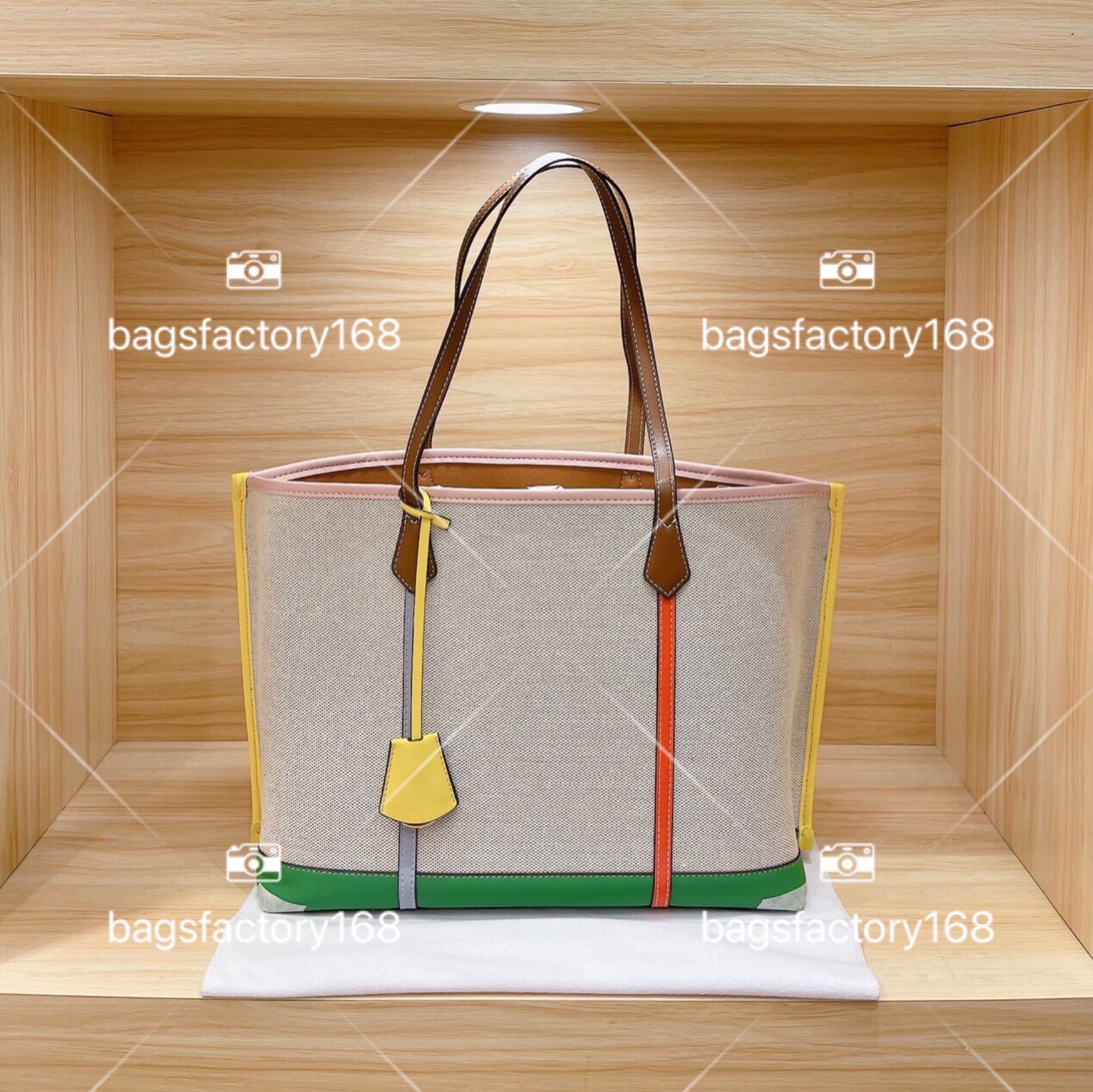 

Ladies Luxury Design Fabric Printed Tote Bag Dot Embroidered Large Capacity Hand Shoulder Bags Business Travel Computer Package Leisure Mommy Packages, Customize