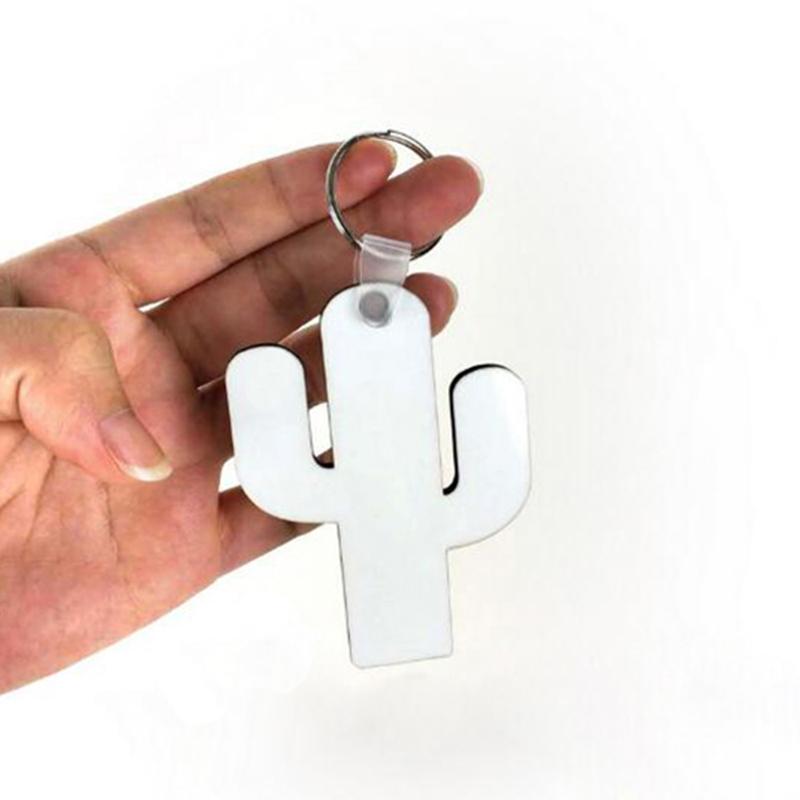 

Keychains Wholesale 500pcs Big Szie DIY MDF Double Blank Key Chain Sublimation Wood Ring For Heat Press Transfer Jewlery Po Gift