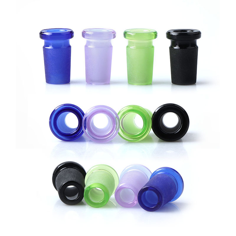 

Smoking Accessories Colored Mini Glass Convert Adapter With 4Kinds Color Female 10mm- Male 14mm Joints