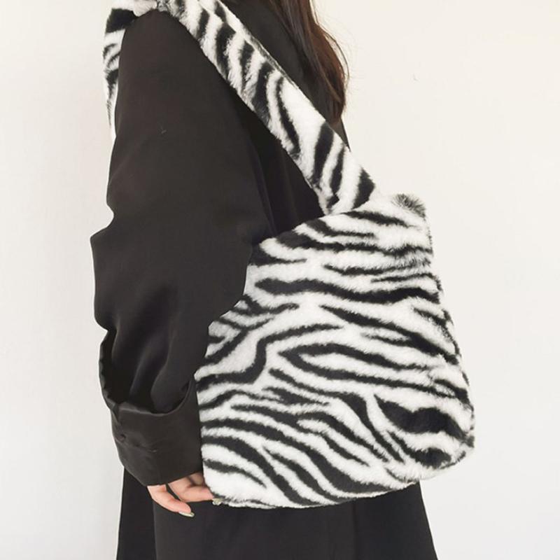 

Evening Bags Tote Fashion Soft Fuzzy Phone Wallet Pouch For Camping Girls