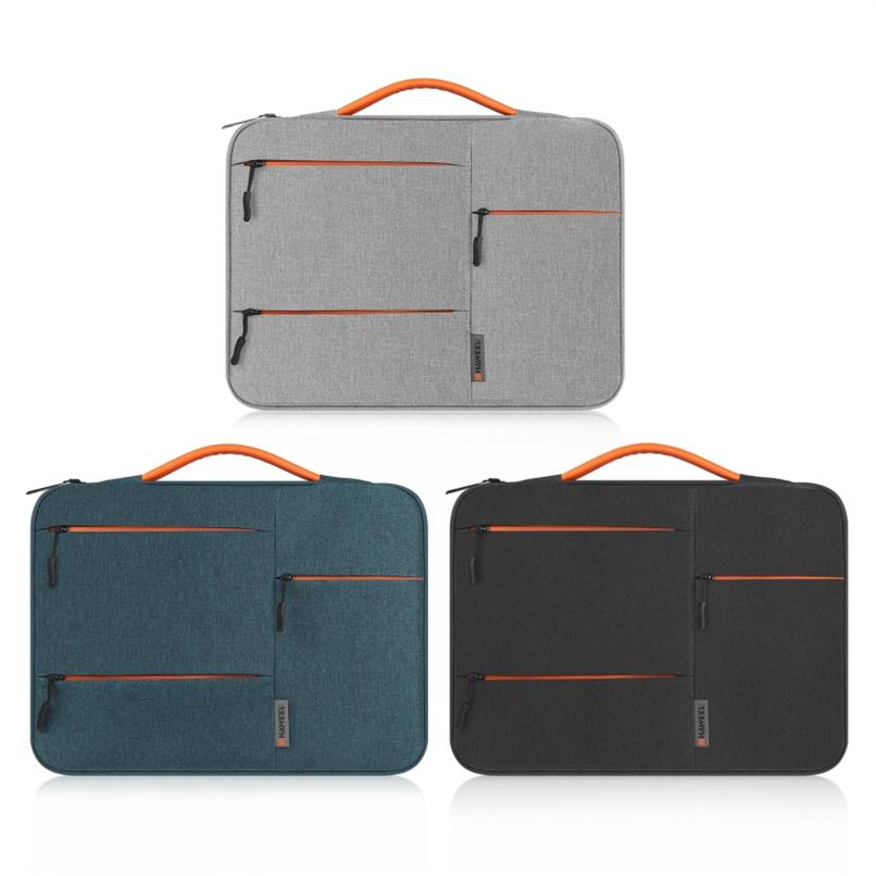 

HAWEEL Zipper Briefcase Laptop Case With Handle For 13/14/15 Handbag MacBook Backpack High-Quality Waterproof Polyester Clotha11