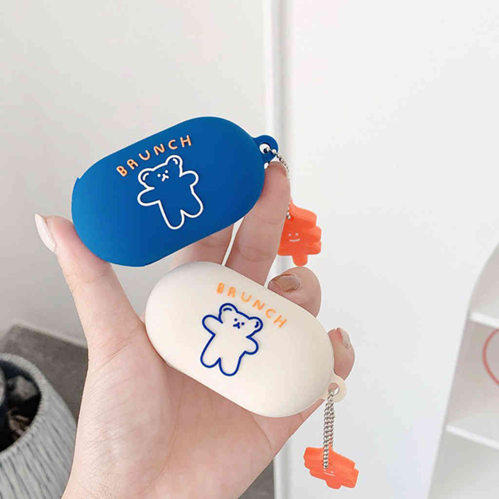 

Silicone case for Samsung Galaxy Buds Plus / + Case Cute Korea bear cartoon Earphone protection Cover fundas