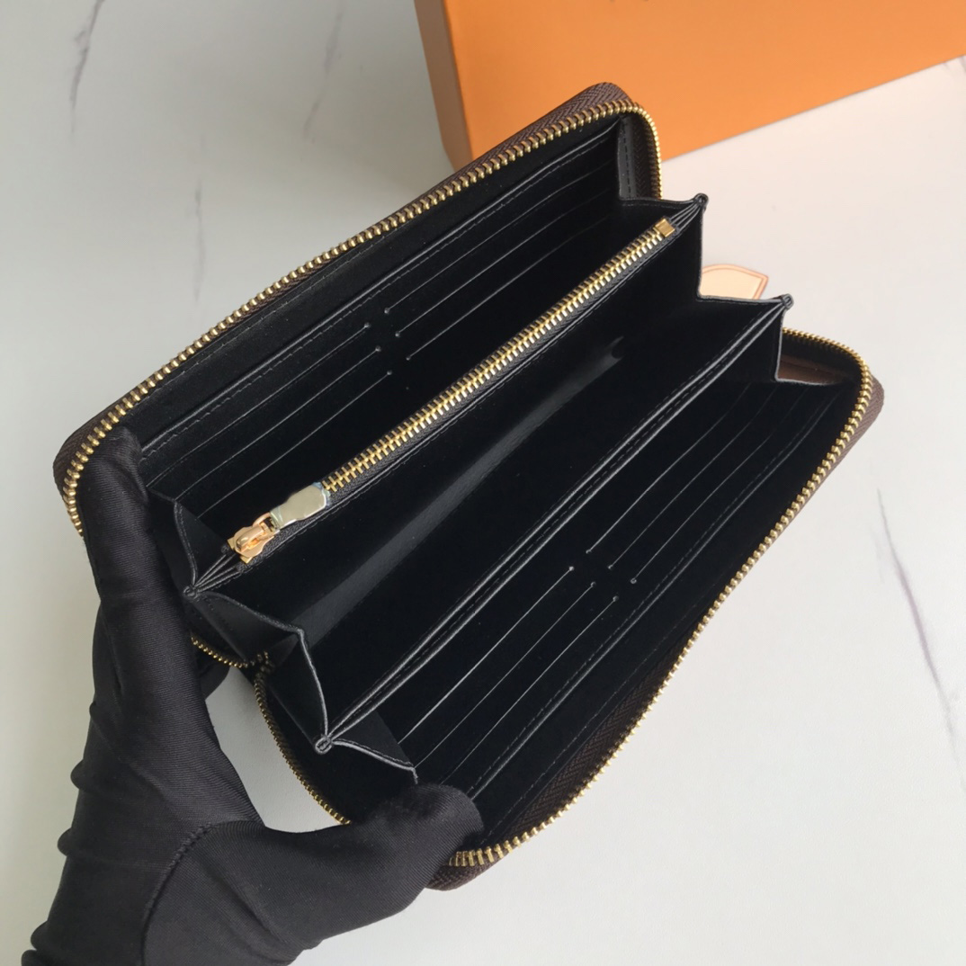 

2021 Fashion flowers designer wallets luxurys Men Women leather bags High Quality Classic Letters Key coin Purse Original Box Plaid card holder 60017D, Not a product