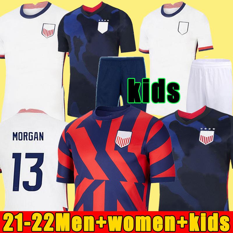 

2021 PULISIC MCKENNIE Soccer Jersey AARONSON MUSAH PRESS Sargent MORGAN LLOYD America Football jerseys United States Shirt Camisetas, 21/22 away men jersey
