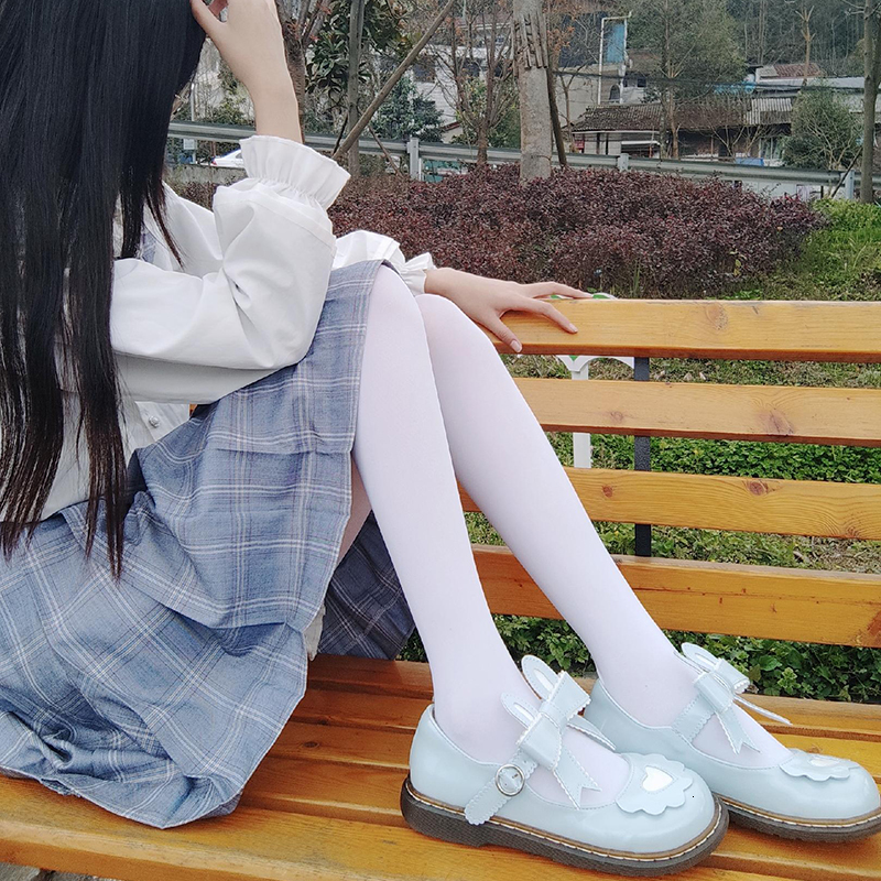 

Sweet Goth Girls Kawaii Tea Party Nice Japanese Anime Lolita Shoes Woman Harajuku Student Flats Cosplay Round Toe Ps1l