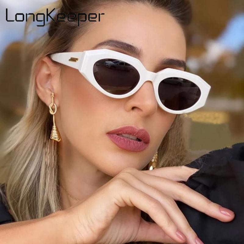 

Sunglasses LongKeeper Cat Eye Women Fashion Triangle Sun Glasses Ladies Vintage Shades Oculos Lunette De Soleil