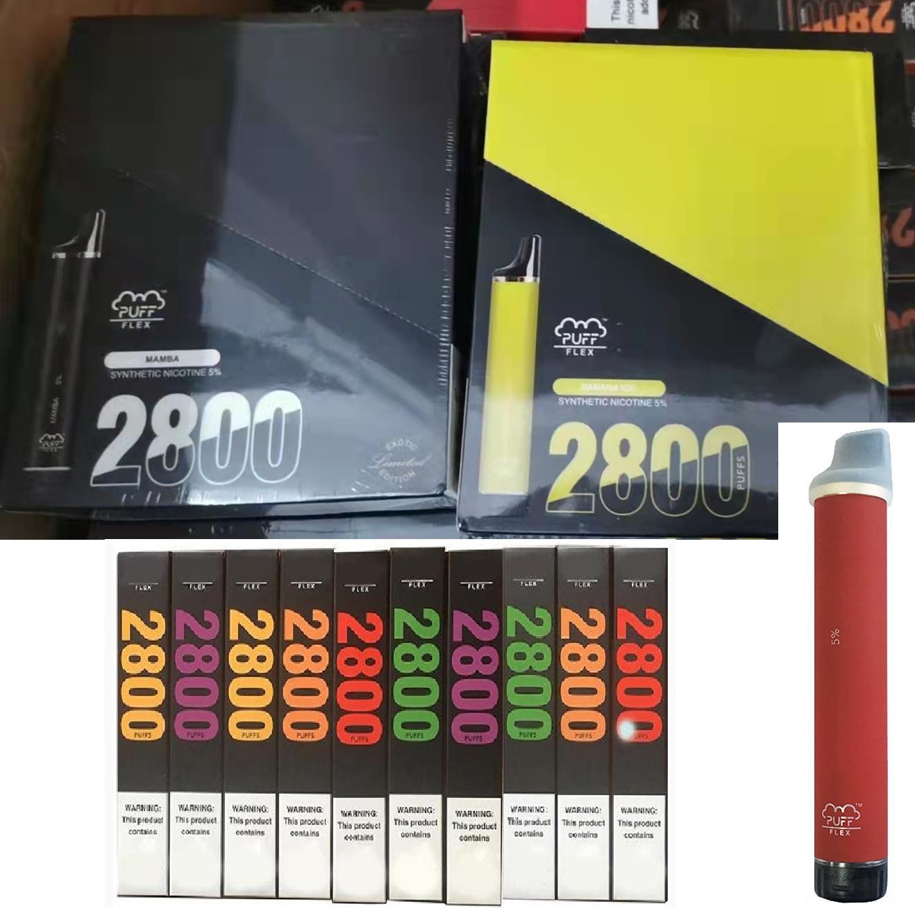 

Puff Flex Disposable E cigarettes POD DEVICE Kit 1500mAh Battery 10ml Pods Cartridge Vape 2800 Puffs Vapor Pen For Bang Bar Plus XXL Max pens