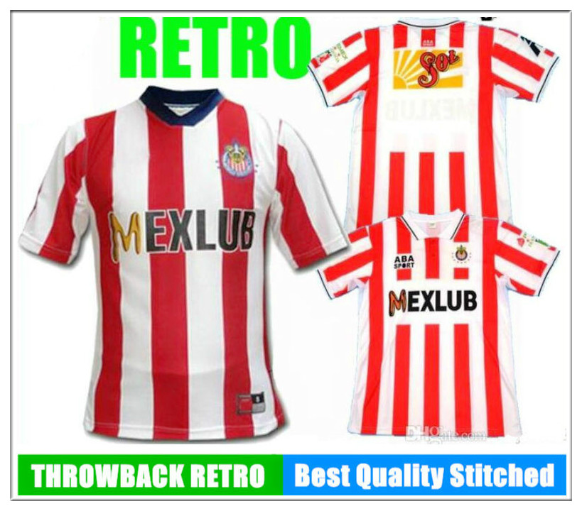 

Retro Chivas 2007 2008 110 Soccer Jerseys MX Club Chivas de Guadalajara Soccer shirt quality vintage classic Football calcio futebol, Men