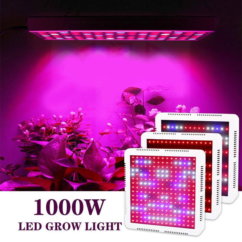 

Grow Lights 1000W Tent 265V Light Full Spectrum 380-760nm Cultivation Ir Uv Lamp Phytolamp For Plants Seedling And Blooming 3 Mode