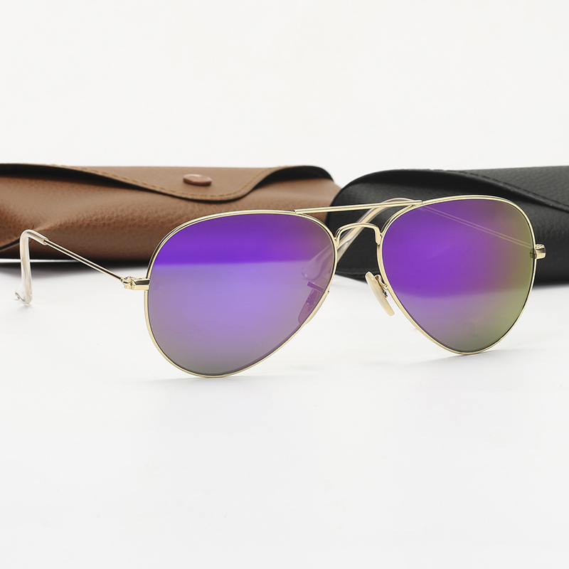 

Designer Sunglasses Top quality Luxury Glass Lens Coating Sun Glasses for Men and Women Alloy Frame Vintage Fashion UV400 Sunglasses Eyewear with Box