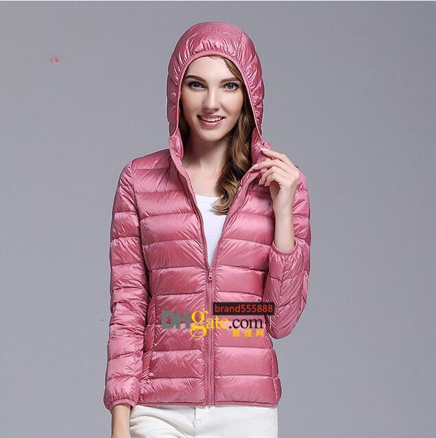 

Winter Women 90% White Duck Down Jacket Woman Hooded Ultra Light Down Jackets Warm Outdoor Portable Coat Parkas Outwear Female, Extra shipping fee