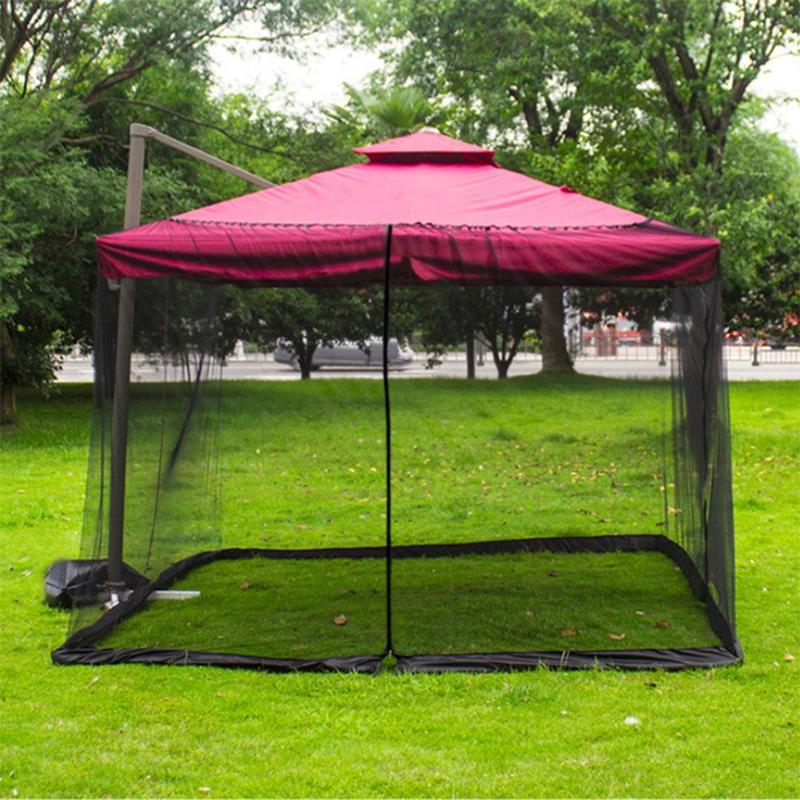 

Tents And Shelters Outdoor Insect Net Patio Umbrella Netting Screen Gazebo Portable Style UV Resistant Accessories