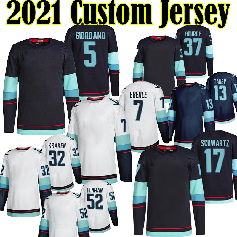 

Ice Hockey Jerseys 5 Mark Giordano 29 Vince Dunn 37 Yanni Gourde 13 Brandon Tanev 7 Eberle 73 Kole Lind 21 Alex Wennberg Mens Womens Youth Custom Jersey, Haiyao kids