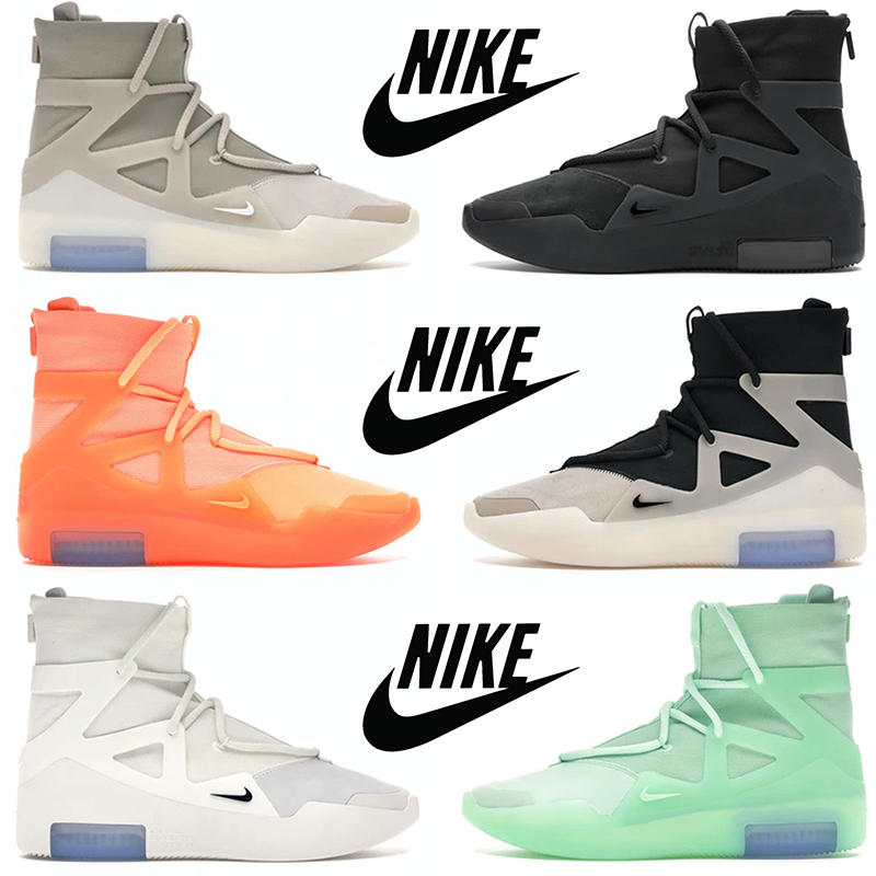 

Wholesale Nike Air Fear of God 1 Women Mens Basketball Shoes Triple Black Sail String The Question Atmosphere Frosted Spruce Oatmeal Orange