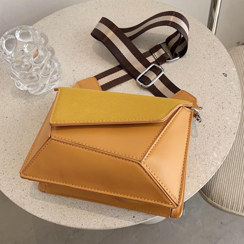 

Handbags and Purses 2021 Women's Spring Fashion Shoulder Bag PU Leather Flap Crossbody Pack Bolsa, Black