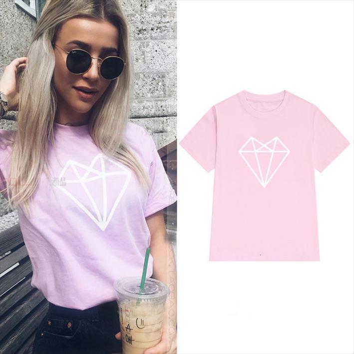 

diamond geometric men cotton casual t shirt funny lady yong girl tee hipster ins drop ship s 126, White;black