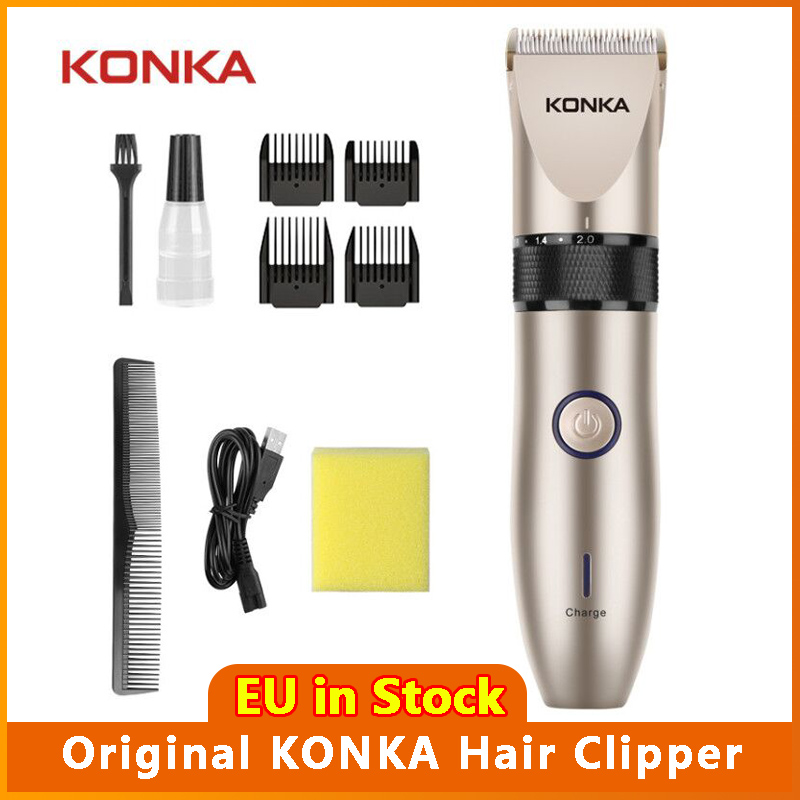 

[EU STOCK ]Original KONKA & ENCHEN Multifunctional Hair Clipper KZ-TJ18 Professional Hair-Trimmer Electric Hair-Cutting Machine 3 Gear adjustable Water Proof