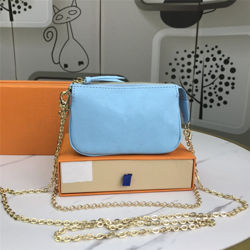 

2021 Womens designer handbag luxury should bag fashion tote purse wallet crossbody bags backpack Small chain Purses Free shopping, Yellow
