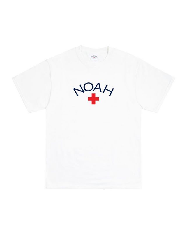 

2021 New 20ss Thank You Core T-shirt Women Couples Tops Relief Tees Noah Cross Basic Cotton t Shirt Men Bcyz, White