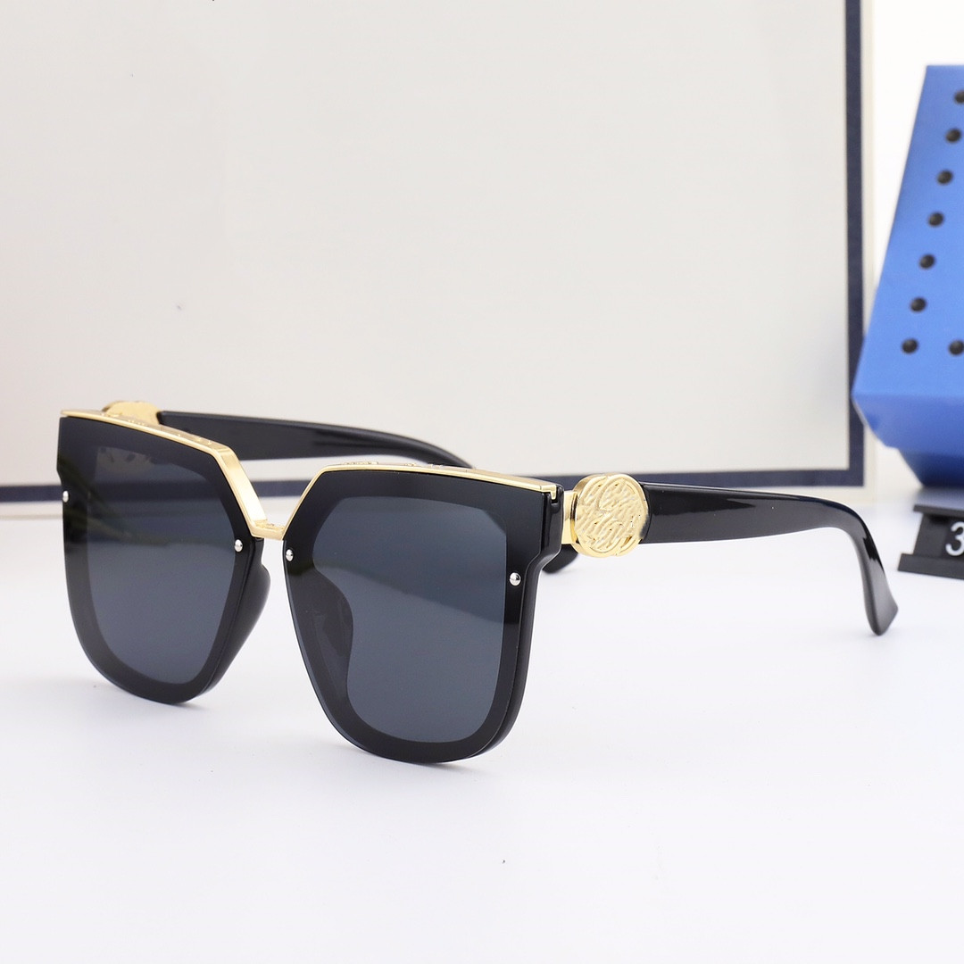 

Top luxury Sunglasses polaroid lens designer womens Mens Goggle senior Eyewear For Women eyeglasses frame Vintage Metal Sun Glasses With Box3325