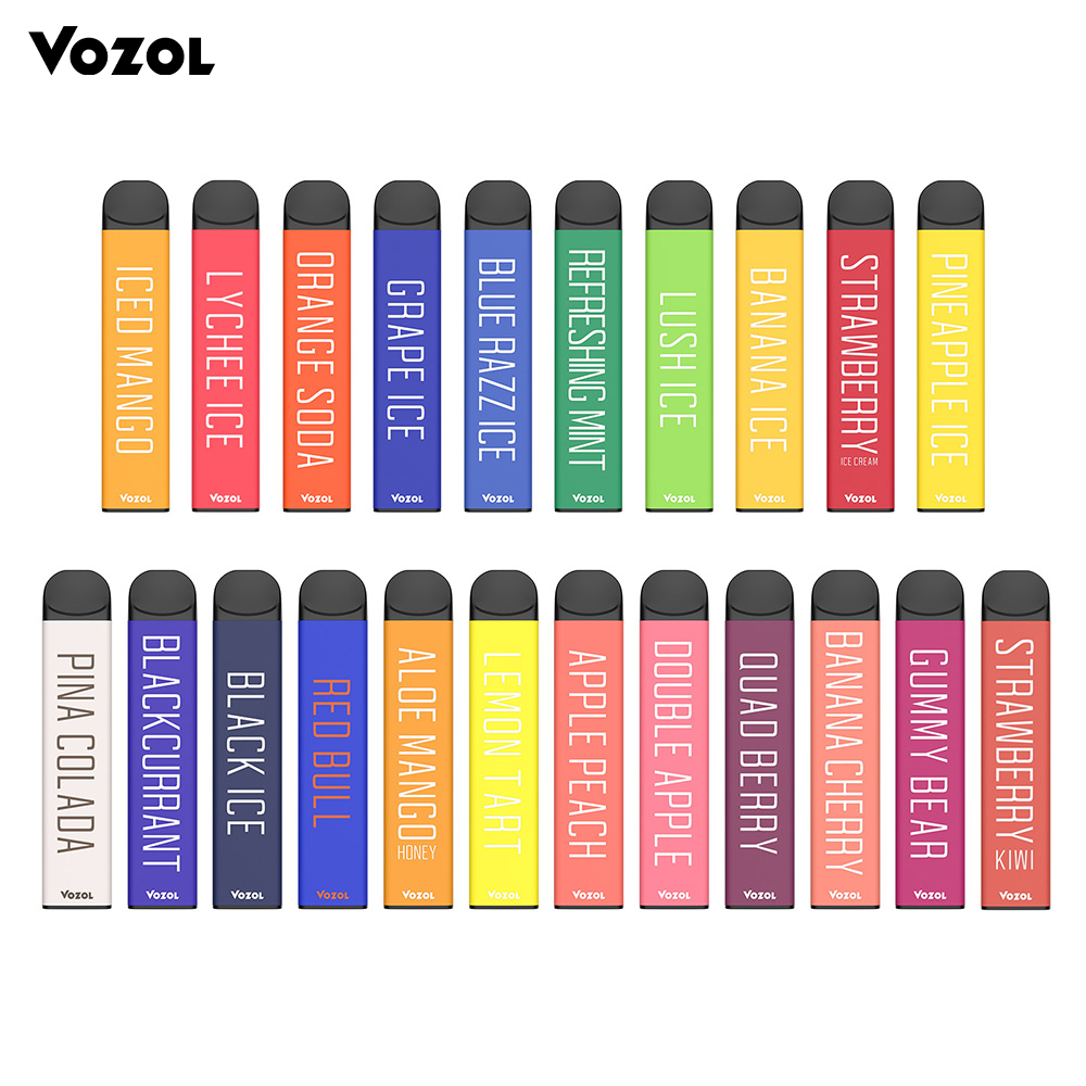 

VOZOL Bar 1200 Puffs Disposable E Cigarette Vape Kit With 4ml Pre-filled Leakage-proof Pod Pen Device 100% Authentic vs 3000