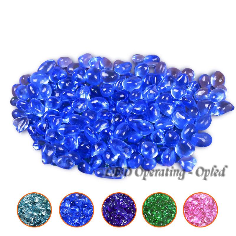 

Decorations 0.1kg Super Beautiful Aquarium Glass Bead Decoration,Super Waterscape Decoration Stone Under Lighting Beads