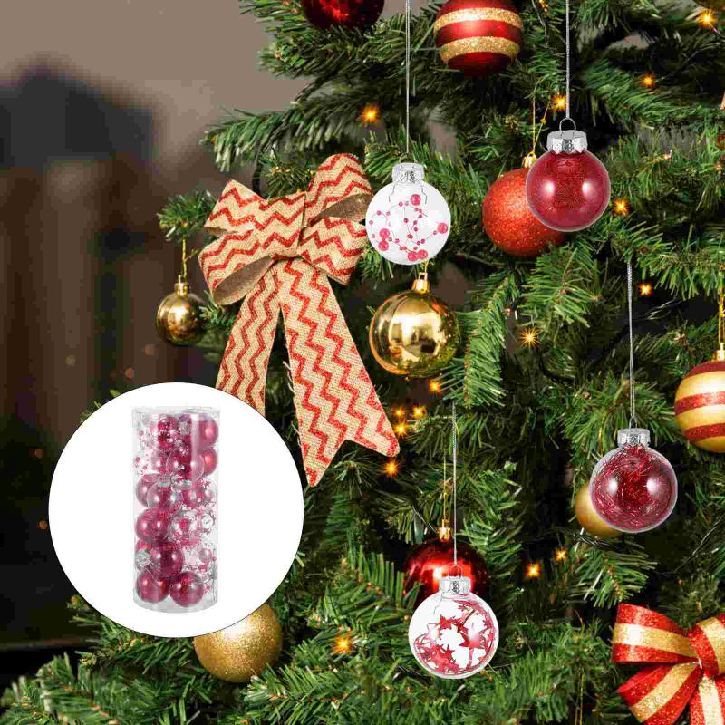 

Party Decoration 24pcs Christmas Tree Pendant Exquisite Festival Hanging