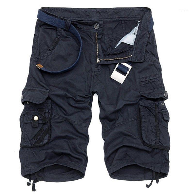 

Men's Pants Slacks Men Casual Summer Fashion Short Garment Camouflage Trouser, Gray