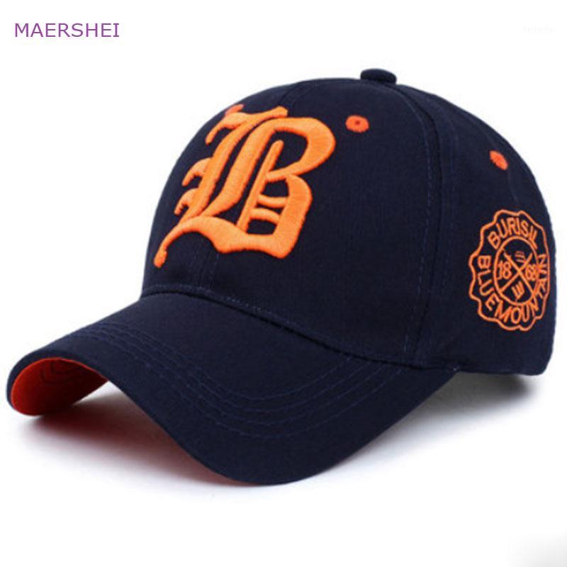 

Ball Caps MAERSHEI Cotton Embroidered Letter Baseball Cap Men's Spring Summer Autumn Outdoor Leisure Sports Ms. Visor Hat Sanpback, White