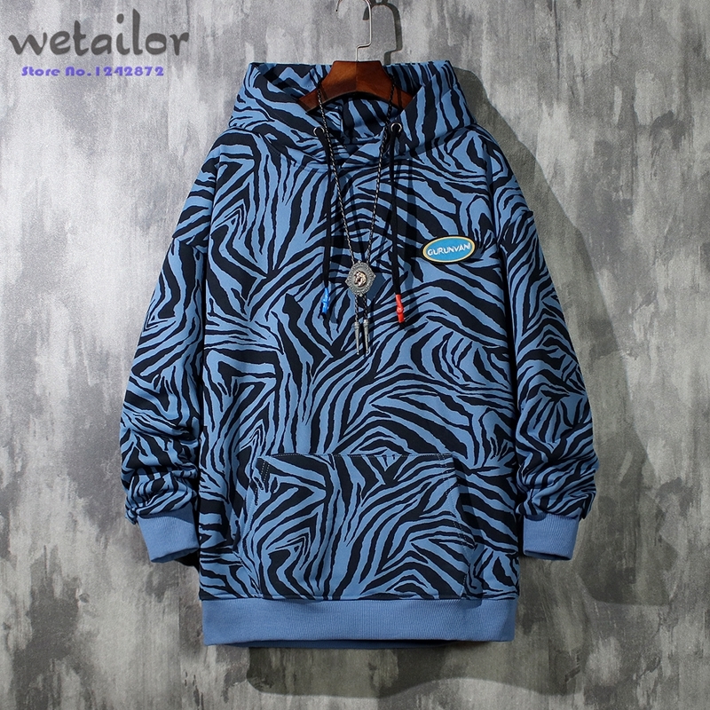 

New Japan Casual Style Neck 2021 Spring Male Hoodie Hip Hop Skateboard Streetwear Clothes and Size Yxnl, Blue