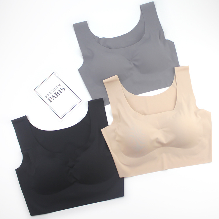 Seamless Wireless Shangpin Peace of Mind Vest Comfortable Sleep Bra Sports Ultra-Thin Prevent Accessory Breast Yoga Shockproof Underwear-image-738709861