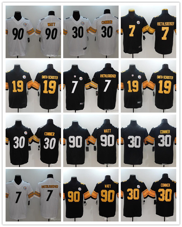 

Pittsburgh''Steelers''MEN WOMEN YOUTH JuJu Smith-Schuster T.J. Watt Ben Roethlisberger James Conner Football, Black;red