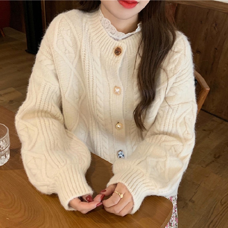 

Women's Sweaters Orange blue cardigan, female cardigan for fall, casual, retro, , soft and RG7P, 1# shoe box