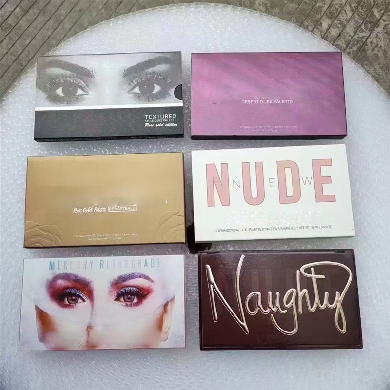 

beauty eyes makeup palettes Rose gold Naughty NUDE 18 colors eyeshadow palette matte shimmer Mercury eye shadow paletes desert dusk desert