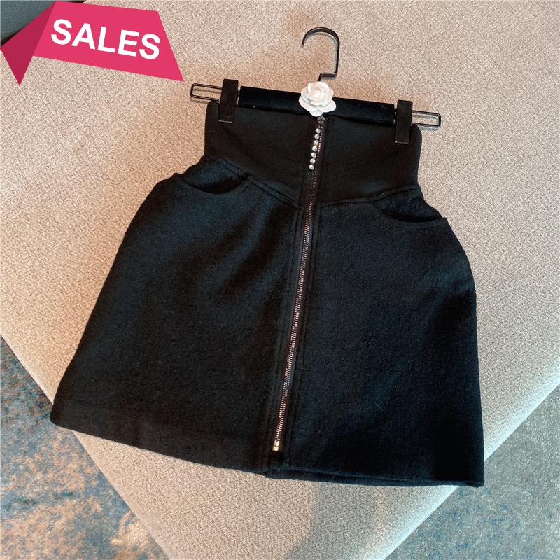 

Skirts Versatile Boots In Autumn And Winter, Black