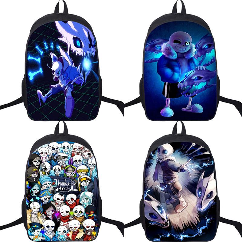 

Backpack Game Undertale For Students Boys School Bags Children Sans Backpacks Book Bag Teens Travel Rucksack, 18