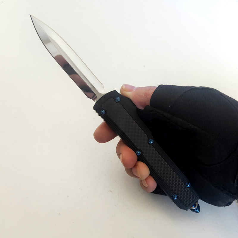 

High Quality Custom Edition Tactical Knives Handmade Mirror M390 Blade Carbide Precise CNC 7075Aluminum Carbon Fibre Handle Pocket EDC Hunting Camping Tools