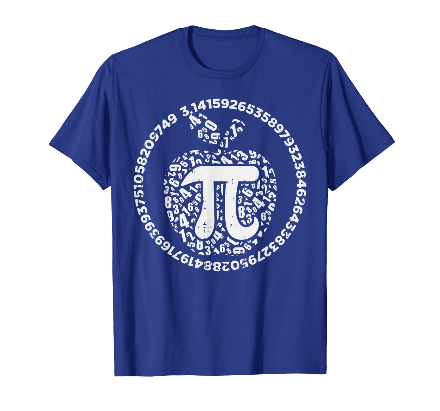 

Funny Pi Day Apple Shirt 3.14 Math Teacher Student Gift, White;black