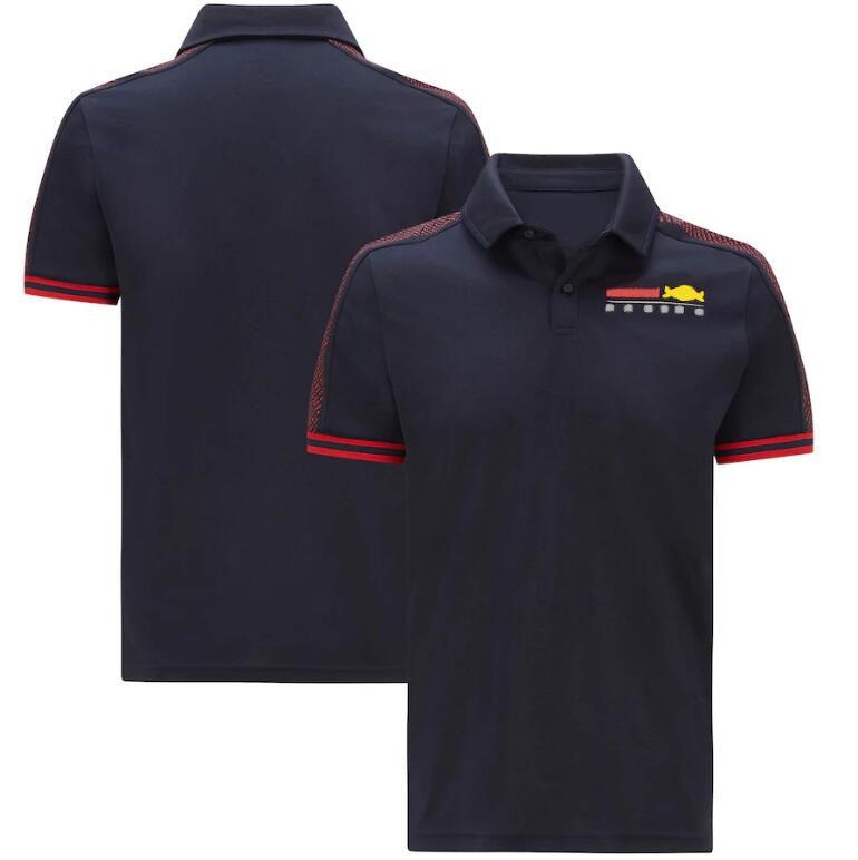 

F1 racing apparel team 2021 racing suit polo shirt summer motorcycle riding lapel T-shirt polyester quick-drying can be customized
