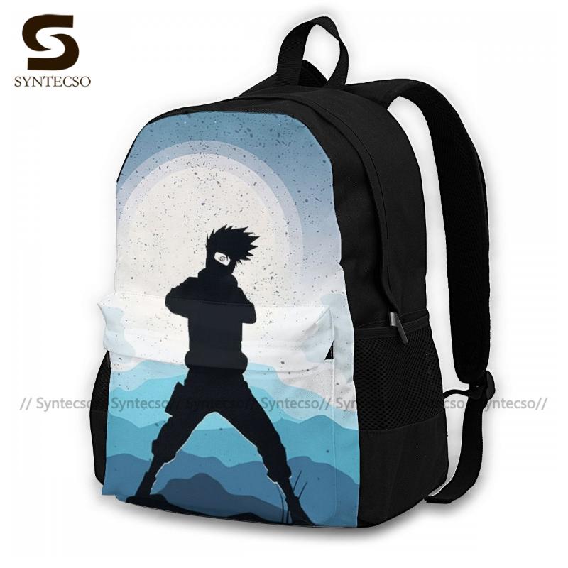 

Naruto Hokage Backpacks Kawaii Polyester Primary School Backpack Runner Breathable Bags