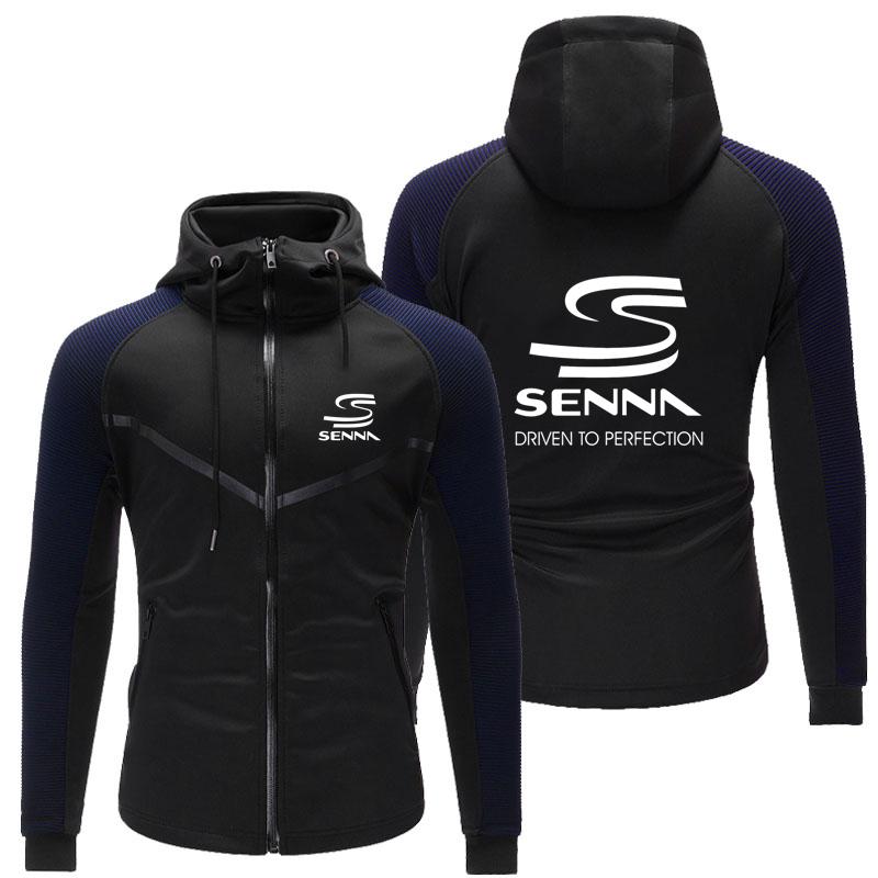 

Men's Hoodies & Sweatshirts SENNA Logo Print Spring Men Classic Style Tops Mens Hoodie Breathable Racing Suit Jacket Unisex Customizable Sim